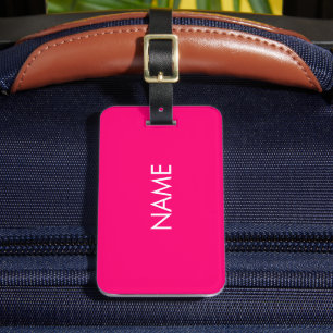 Minimalistischer individuelle Name Gepäckanhänger