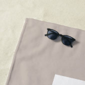 Minimalistischer Individuelle Name | Hallo Persona Strandtuch (Beispiel)