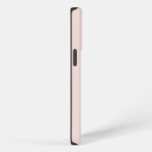 Minimalistischer individuelle Name Monogramm Rosa iPhone Hülle (Rechte Seite)