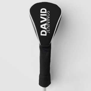 Minimalistischer Individuelle Name oder Logo Golf Headcover