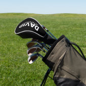 Minimalistischer Individuelle Name oder Logo Golf Headcover (In SItu)