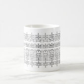 Minimalistischer individueller Sei du selbst Verst Kaffeetasse (Mittel)