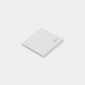 Minimalistischer Ingenieur-Studium / Dark Academia Post-it Klebezettel (angewinkelt)