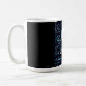 Minimalistischer IT-Spezialist-Arbeitsplatz-Mug Kaffeetasse (Links)