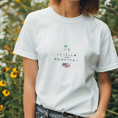Minimalistischer italienischer Amerikaner | Boho H T-Shirt