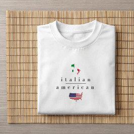 Minimalistischer italienischer Amerikaner | Boho H T-Shirt