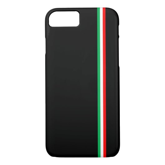 Minimalistischer italienischer Flag Telefon Case-Mate iPhone Hülle (Rückseite)