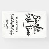 Minimalistischer Junggeselinnen-Abschied Banner (Horizontal)