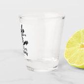 Minimalistischer Junggeselinnen-Abschied Schnapsglas (Rechts)