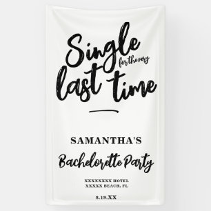 Minimalistischer Junggesellinnenabschied  Banner