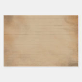 Minimalistischer Kaffee-Cup gestreiftes Muster - M Geschenkpapier Set (Vorderseite 2)