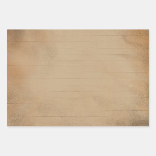 Minimalistischer Kaffee-Cup gestreiftes Muster - M Geschenkpapier Set (Vorderseite 2)