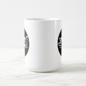 Minimalistischer Kaffee mit dem Logo "Custom Busin Kaffeetasse (Mittel)