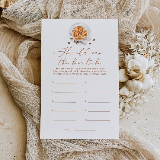 Minimalistischer Kaffee Wie alt war die Braut, um 