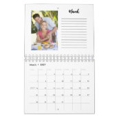 Minimalistischer Kalender mit benutzerdefinierten  (Mär 2027)