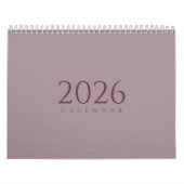 Minimalistischer Kalender mit neutralen Tönen (Titelbild)