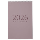 Minimalistischer Kalender mit neutralen Tönen (Titelbild)