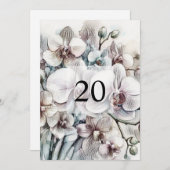 Minimalistischer Kalligraphietext Einladung (Vorne/Hinten)