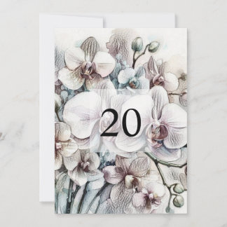 Minimalistischer Kalligraphietext Einladung