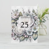 Minimalistischer Kalligraphietext Einladung (Stehend Vorderseite)