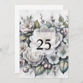 Minimalistischer Kalligraphietext Einladung (Vorne/Hinten)