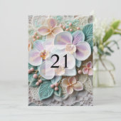 Minimalistischer Kalligraphietext Einladung (Stehend Vorderseite)