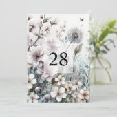 Minimalistischer Kalligraphietext Einladung (Stehend Vorderseite)