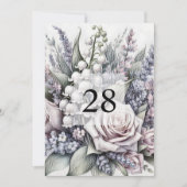 Minimalistischer Kalligraphietext Einladung (Vorderseite)