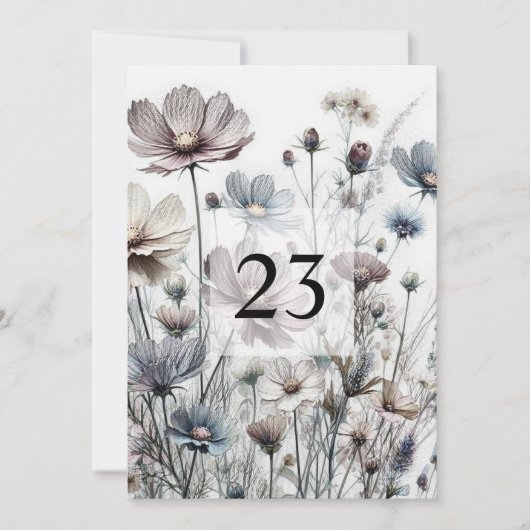 Minimalistischer Kalligraphietext Einladung (Vorderseite)