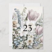 Minimalistischer Kalligraphietext Einladung (Vorderseite)