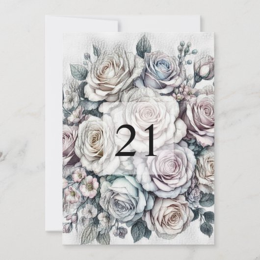 Minimalistischer Kalligraphietext Einladung (Vorderseite)