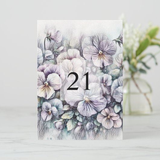 Minimalistischer Kalligraphietext Einladung (Stehend Vorderseite)