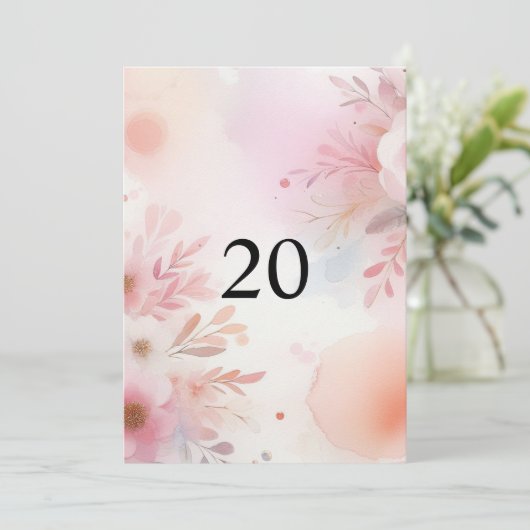 Minimalistischer Kalligraphietext Einladung (Stehend Vorderseite)