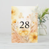 Minimalistischer Kalligraphietext Einladung (Stehend Vorderseite)