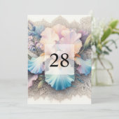 Minimalistischer Kalligraphietext Einladung (Stehend Vorderseite)