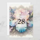 Minimalistischer Kalligraphietext Einladung (Vorne/Hinten)