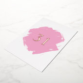 Minimalistischer Kalligraphietext Folieneinladung (Gedreht)