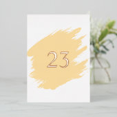 Minimalistischer Kalligraphietext Folieneinladung (Stehend vorne)