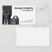 Minimalistischer Kamerahograf Visitenkarte (Vorne/Hinten)