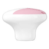 Minimalistischer Keramik Keramikknauf (Seitenansicht)