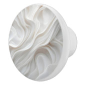 Minimalistischer Keramik-Schubladen aus weißem Mar Keramikknauf (Rechts)