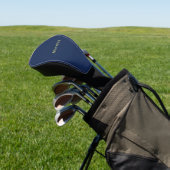 Minimalistischer Klassischer Professioneller Blau Golf Headcover (In SItu)