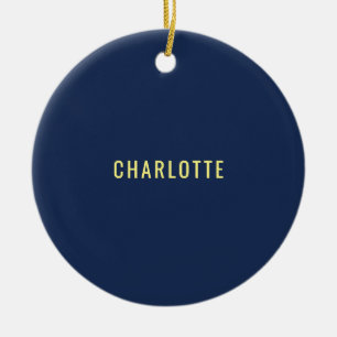 Minimalistischer Klassischer Professioneller Blau Keramik Ornament