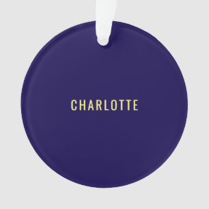Minimalistischer Klassischer Professioneller Blau  Ornament