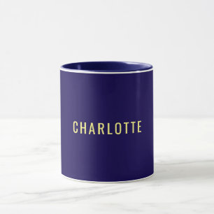 Minimalistischer Klassischer Professioneller Blau Tasse
