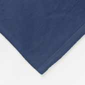 Minimalistischer Klassischer Professioneller Blaue Fleecedecke (Ecke)