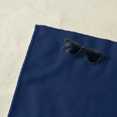 Minimalistischer Klassischer Professioneller Blaue Strandtuch (Beispiel)