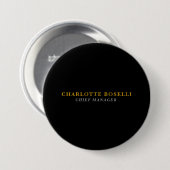 Minimalistischer klassischer professioneller Schwa Button (Vorne & Hinten)