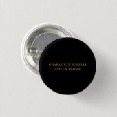 Minimalistischer klassischer professioneller Schwa Button (Vorne & Hinten)
