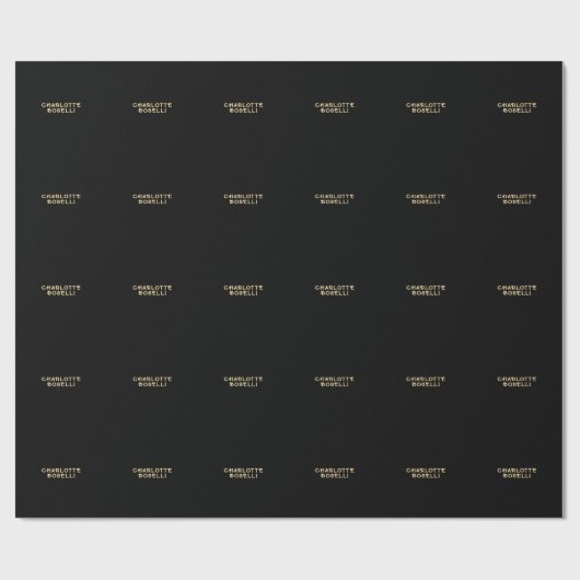 Minimalistischer klassischer professioneller Schwa Geschenkpapier (Flach)